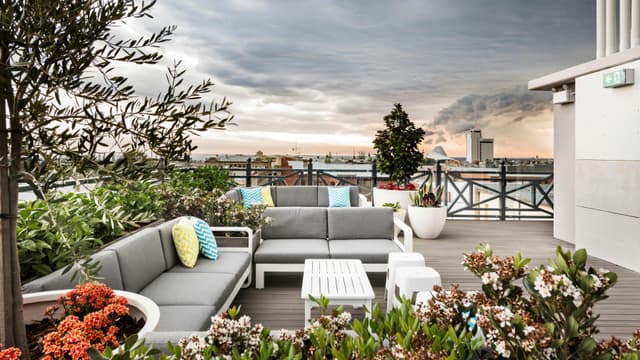 Corner Balcony
