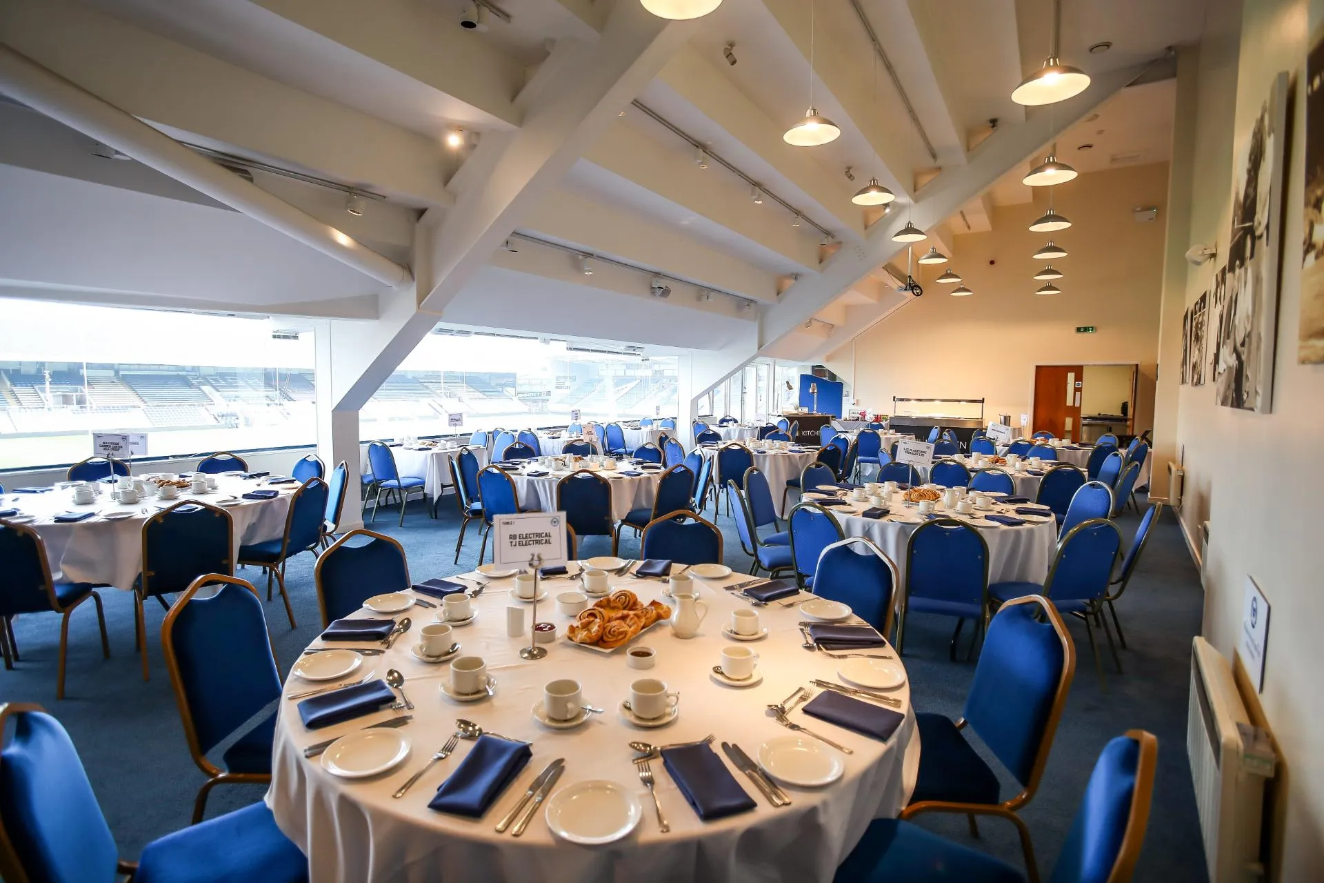 Noel Cantwell Suite at Peterborough United FC, bright elegant venue for corporate events.