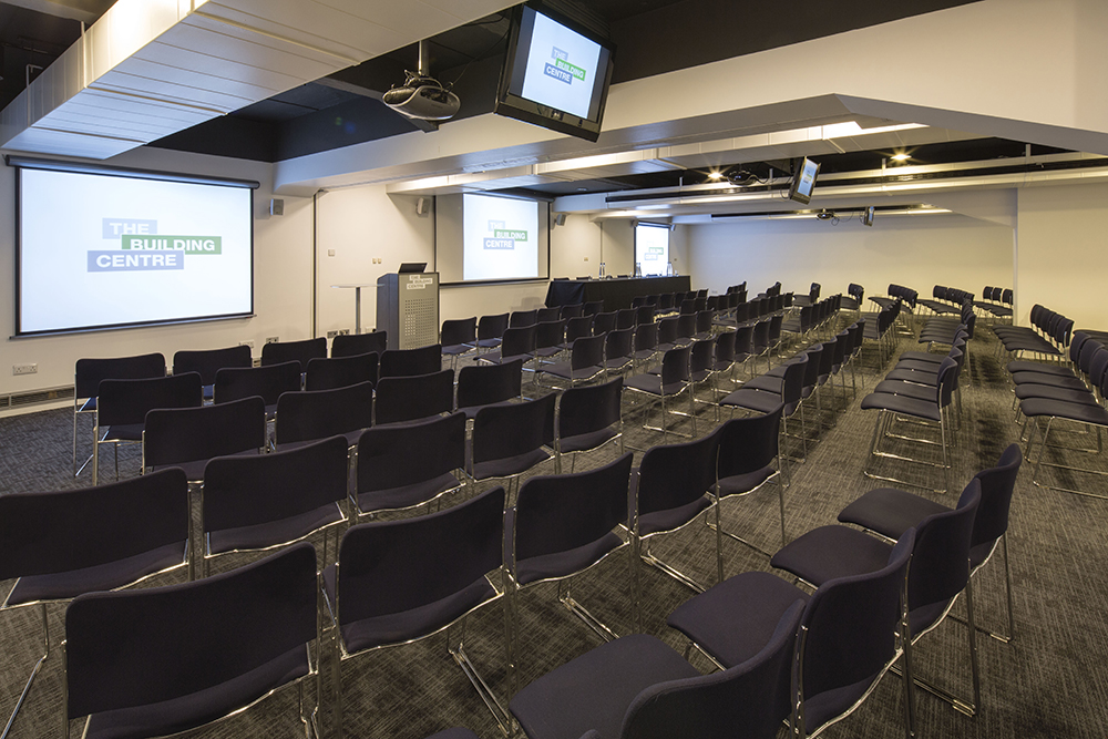 Modern seminar suite with comfortable chairs, ideal for professional workshops and presentations.