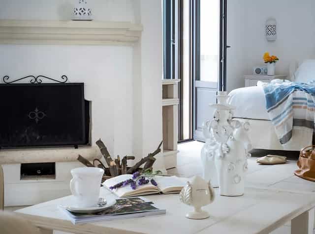 Elegant meeting space at Borgobianco Resort, perfect for retreats and small gatherings.