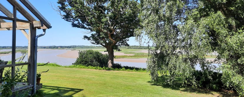 Serene balcony area at The Plough and Sail, ideal for events and gatherings.