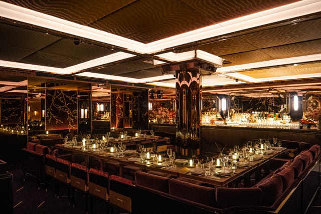 Dragon private dining room at Isabel Mayfair for intimate events and corporate dinners.