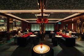 Dragon private dining room, Isabel Mayfair: moody upscale lounge for VIP networking and receptions.
