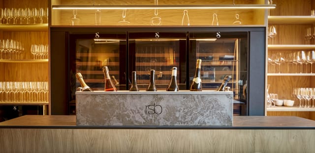 Elegant bar setup at Sat Bains, perfect for receptions and celebrations.