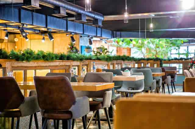 Annie's Burger Shack Nottingham: Modern rustic event space, flexible seating.