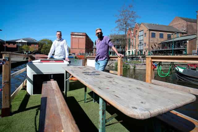 Outdoor Canalside Decking & Bridge Seating