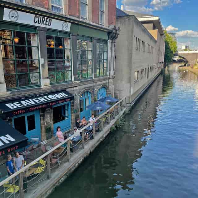 Outdoor Canalside Decking & Bridge Seating
