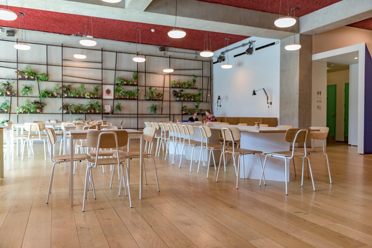 Versatile event space at Nottingham Contemporary with modern design and natural light.