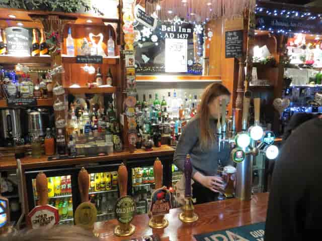 Flynn's Room at The Bell Inn: charming pub for informal gatherings and networking events.