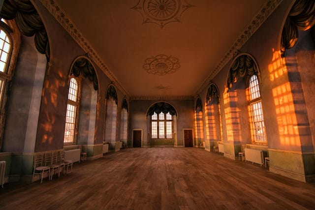 Lord Middleton Suite at Wollaton Hall: elegant event space with tall windows for weddings and gatherings
