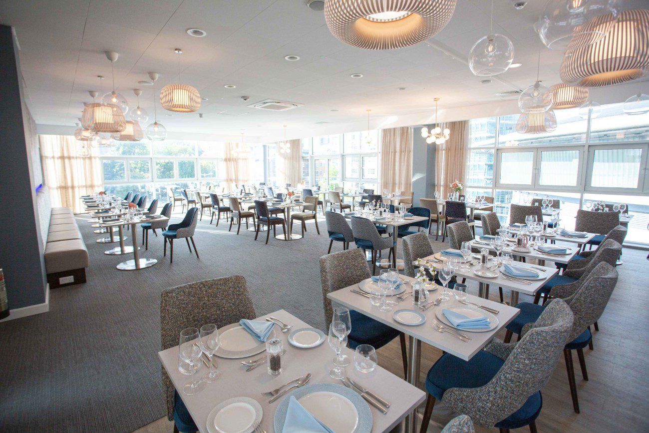 Elegant dining space at T&D Café, perfect for corporate meetings and events in Nottingham.