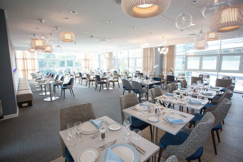 Elegant dining space at T&D Café, perfect for corporate meetings and events in Nottingham.