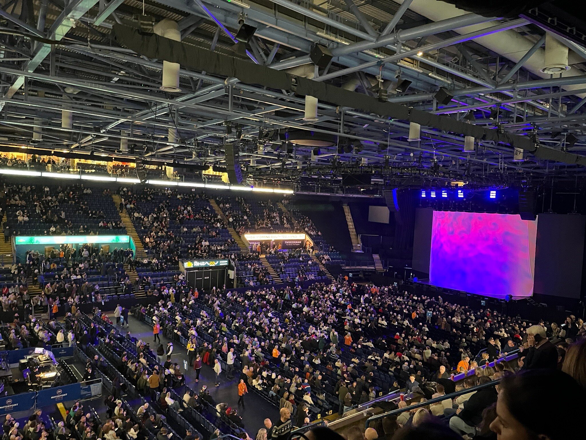 Packed National Ice Centre audience at Motorpoint Arena for a thrilling presentation.
