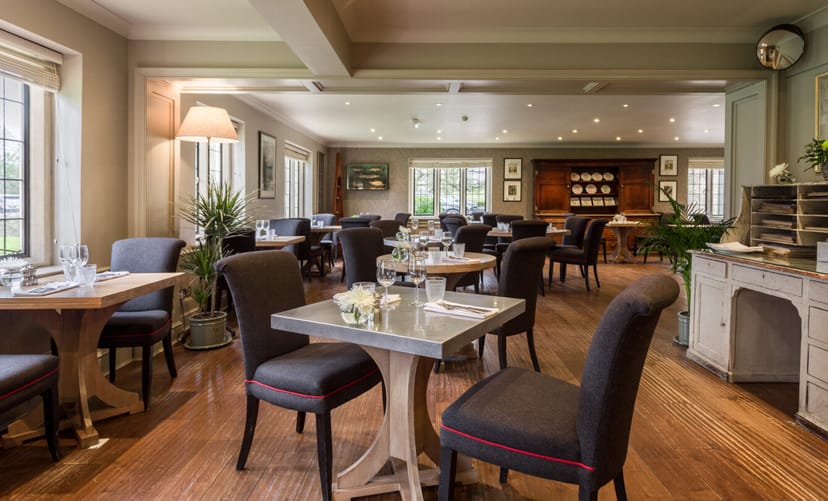 The Restaurant at Slaughters Country Inn: private dining and board meeting event space.