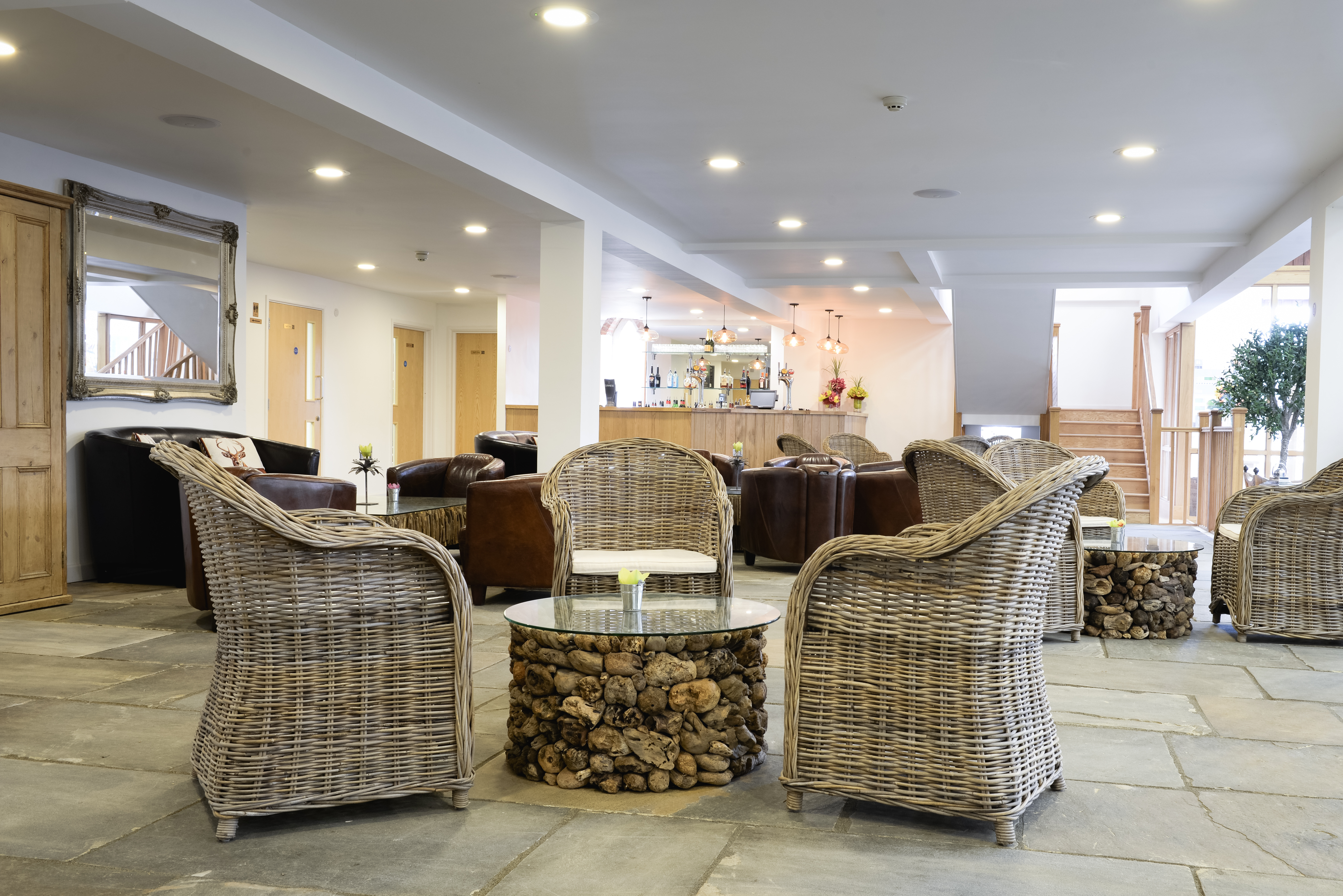 Worton Hall event lobby, networking, reception - Banner