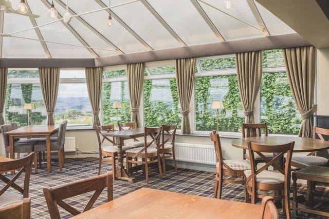 Conservatory dining, natural light, event venue