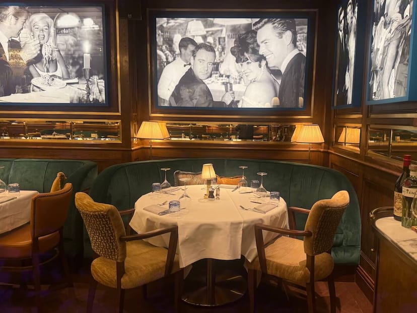 Amalfi Room luxury booth seating for exclusive VIP client dinners and corporate events.