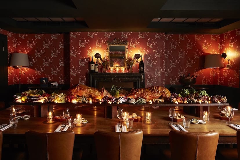 Bocca di Lupo private dining, rustic luxury, corporate event, celebration