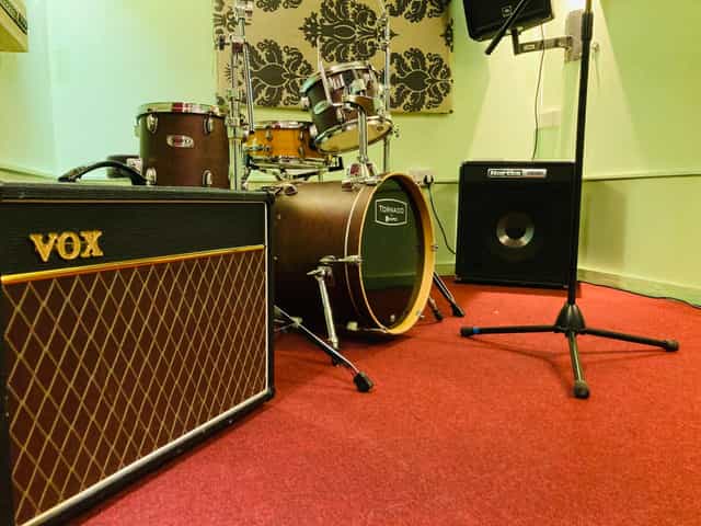 Live music studio setup Brixton Hill event stage