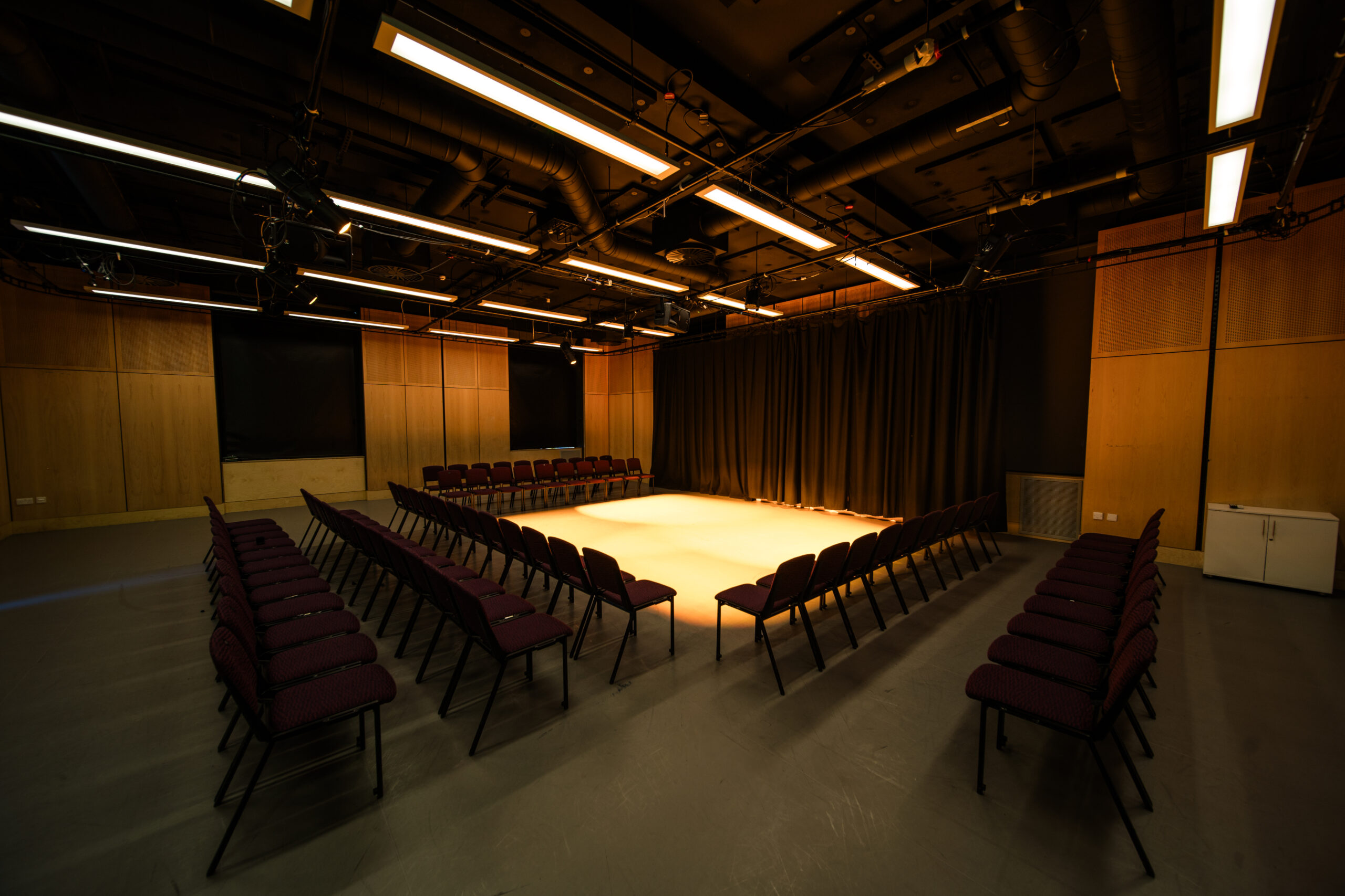 Brixton House Theatre 1: Black box venue, flexible seating, event space