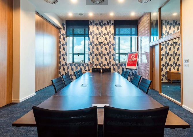 Merseyside Adagio boardroom, professional meeting setup