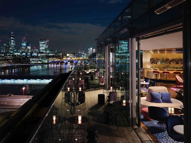 12th Knot rooftop bar with riverfront terrace for luxury networking events and brand activations.