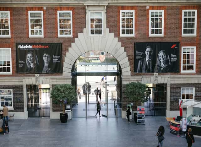Middlesex Uni Quad: historic atrium, corporate events, exhibitions