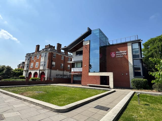 Middlesex Uni MDX House, modern campus, event venue