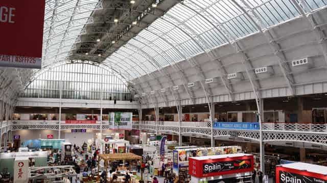 Pillar Hall exhibition event venue, large arch ceiling