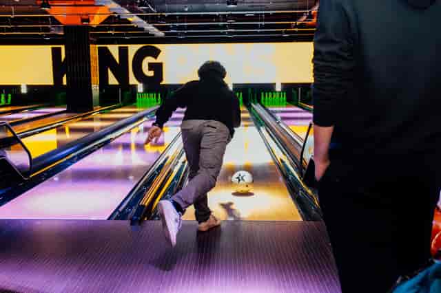 Team-building bowling at The Strike Zone, Edinburgh; high-energy corporate event venue.