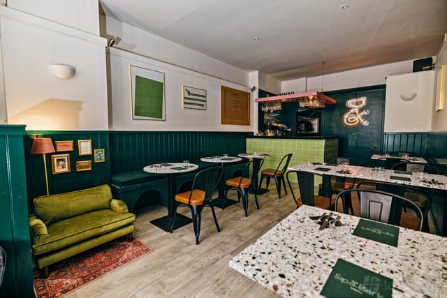 Cask & Vine tasting cellar, teal/orange, intimate events