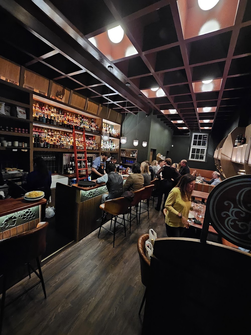 Cask & Vine Tasting Cellar bar, spirits, cocktail reception, networking