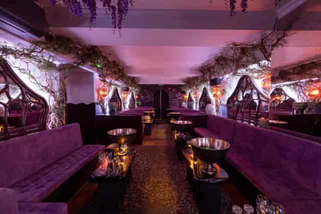 The Rex Rooms VIP lounge, intimate event space, cocktail party