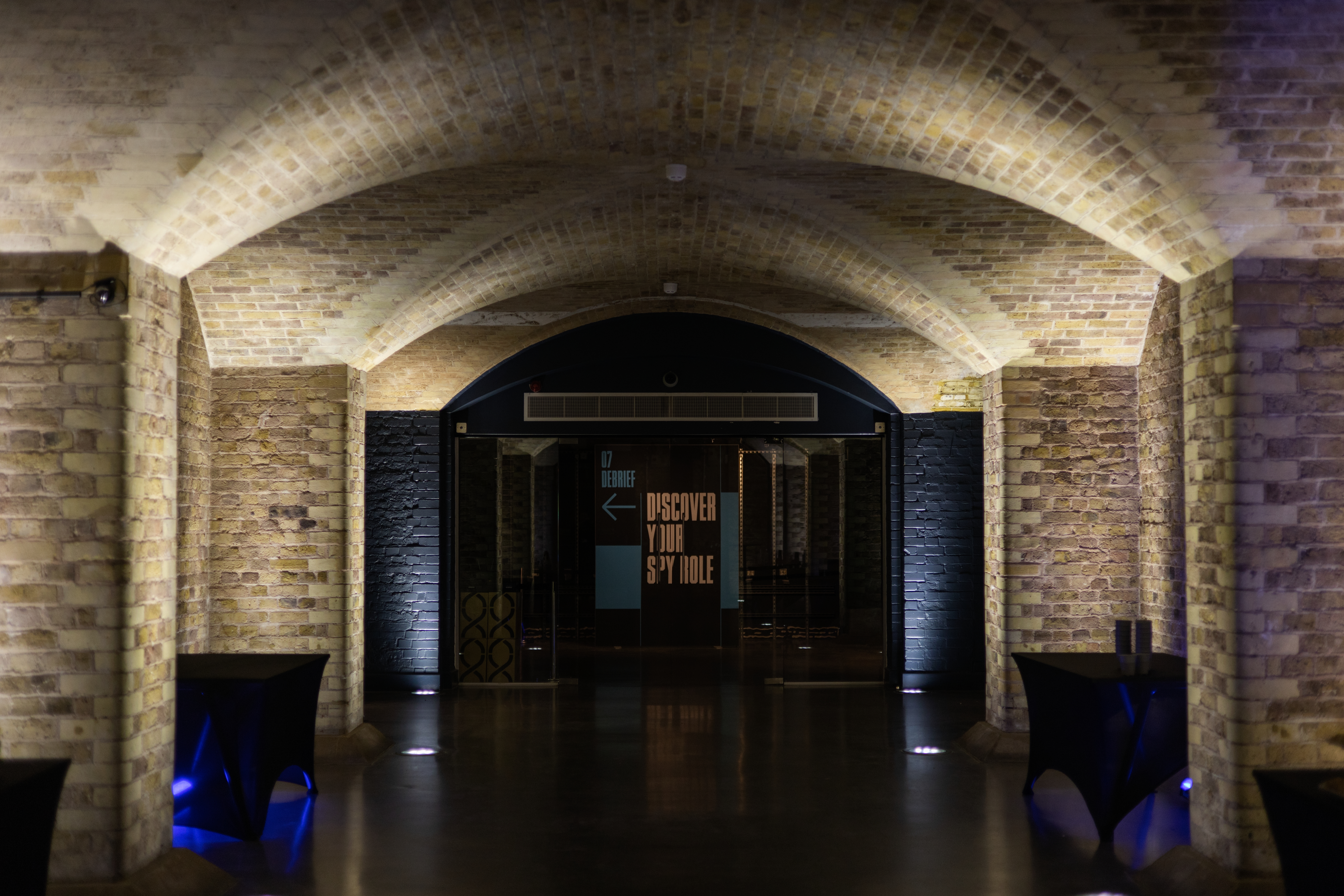 Studio B SPYSCAPE event venue, industrial-chic, product launch - Banner