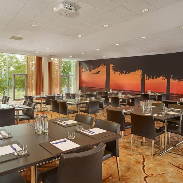 Amsterdam event space mural, conference venue