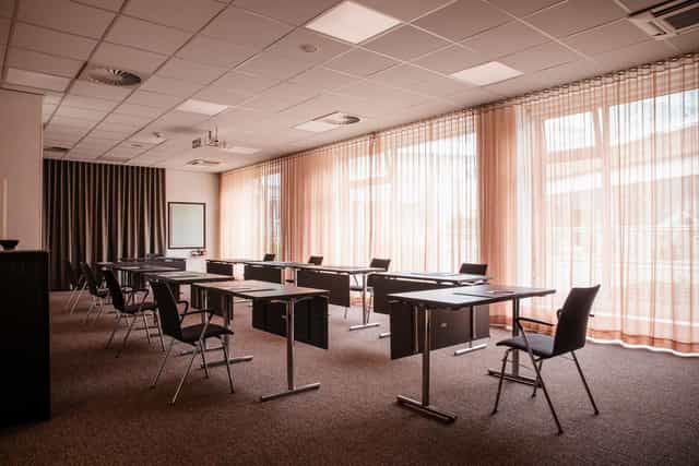 Berlin training room setup, Radisson RED, workshop event