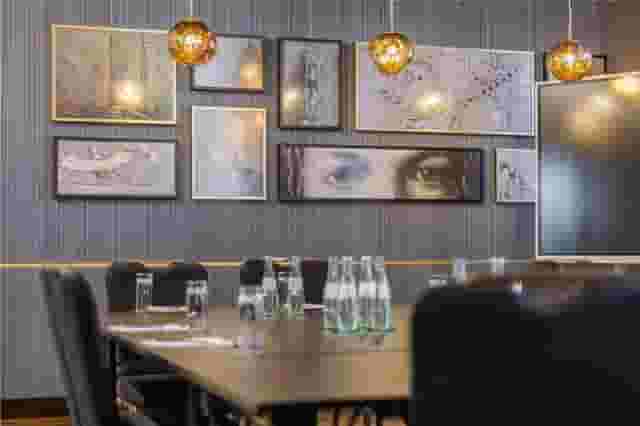 Travertine room