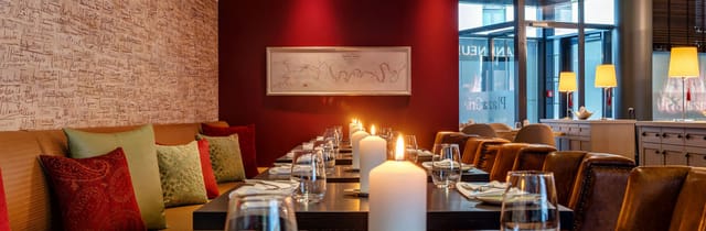 Elegant private dining table, Trier event, business dinner