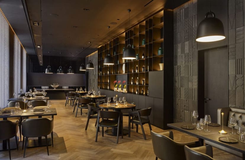 Art'otel Zagreb Creative Room 1 modern dining corporate event