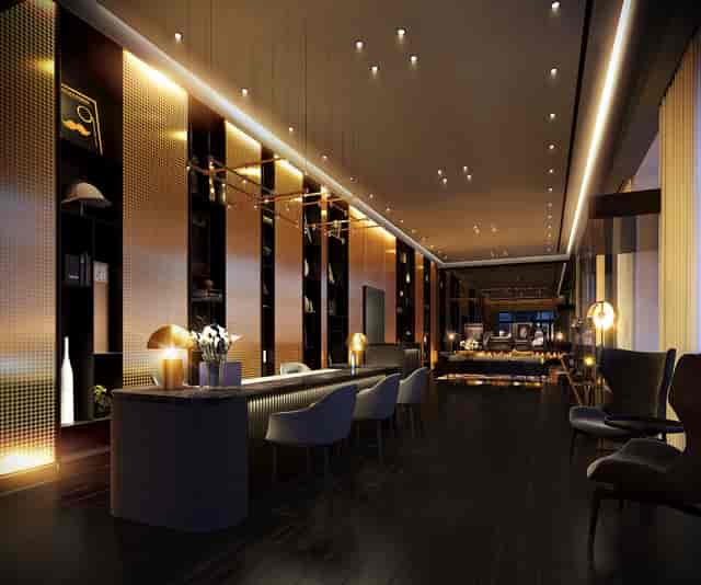 YEZI Zagreb hotel bar lounge, chic modern design, events