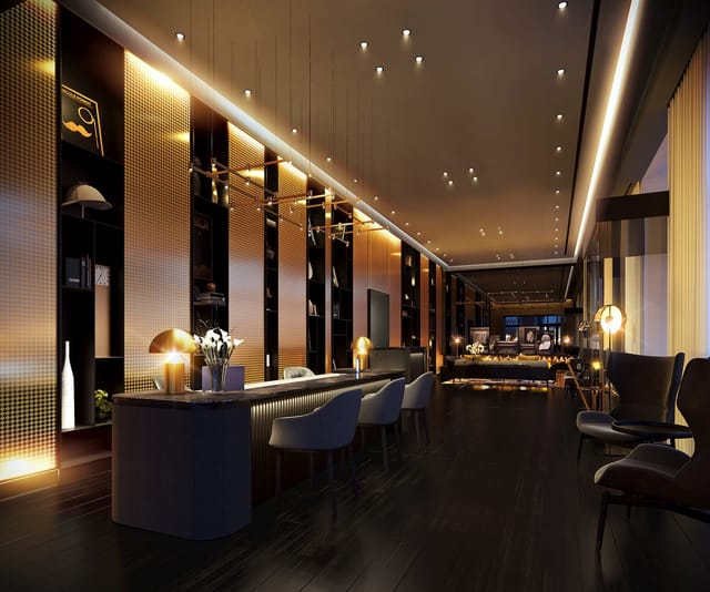 YEZI Zagreb hotel bar lounge, chic modern design, events