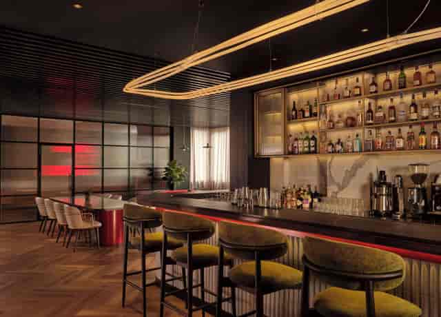 Radisson RED Belgrade rooftop bar, modern meeting space, corporate events, cocktail reception