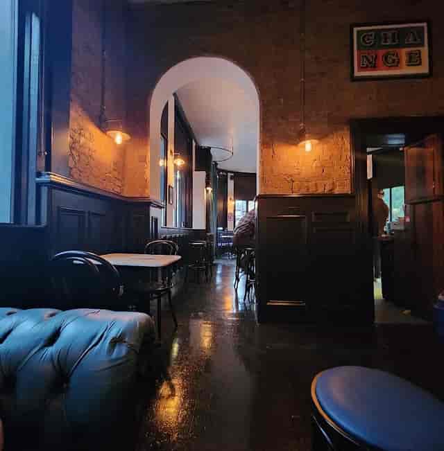 Castle basement event, exposed brick, corporate, private dining