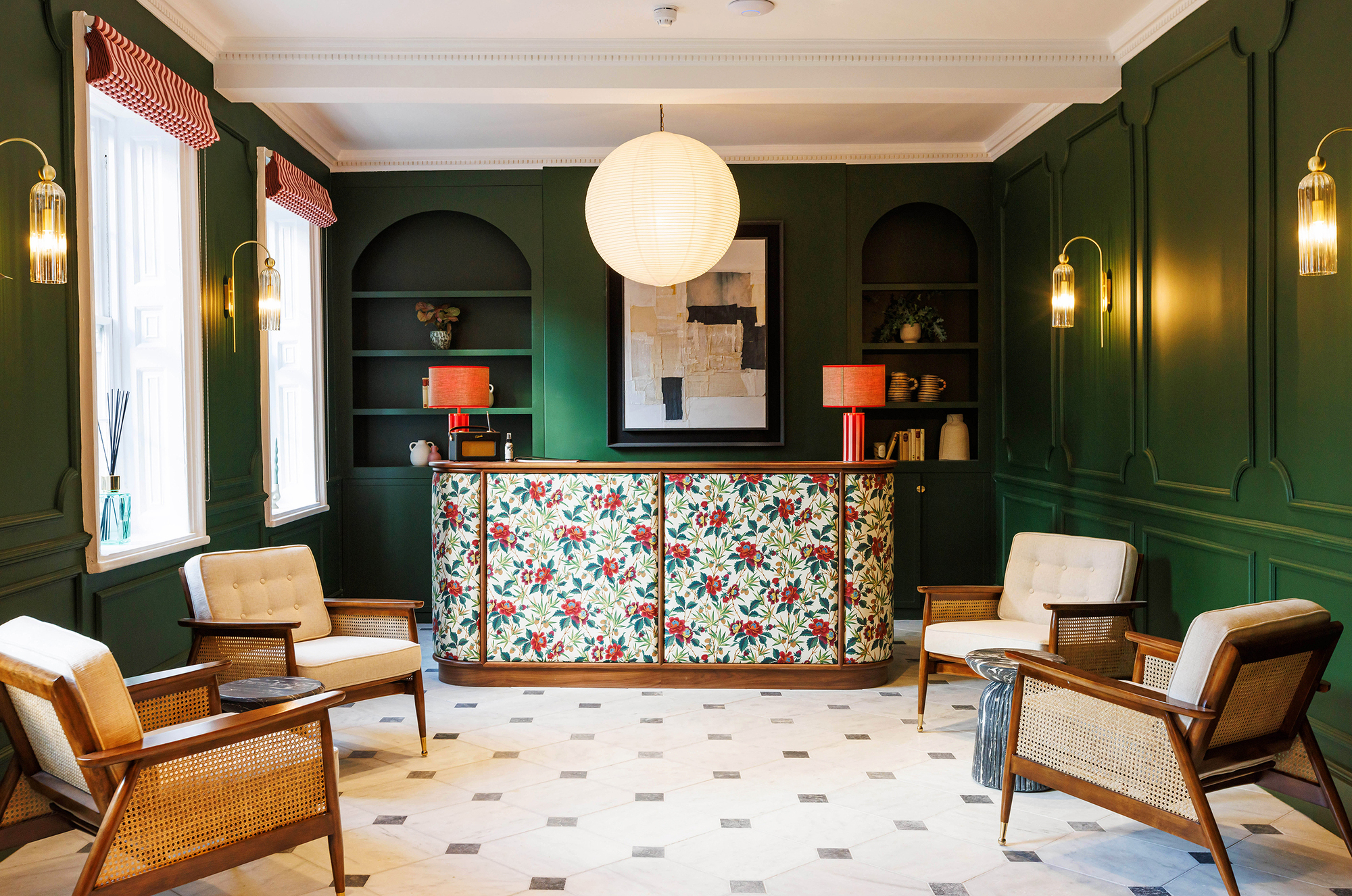 CREO London Bridge boutique event space reception desk intimate gathering