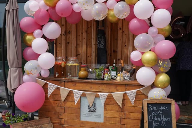 DIY drink bar, party, birthday, bridal shower