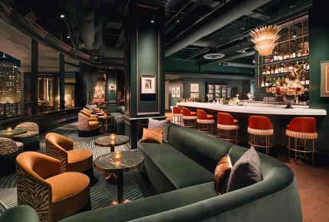 Chic bar lounge, cocktail development, event space