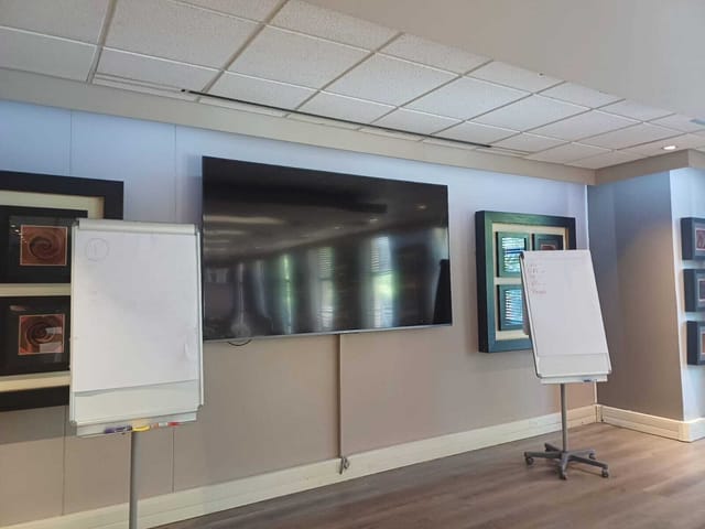 Melrose Arch conference room, screen, events, meeting