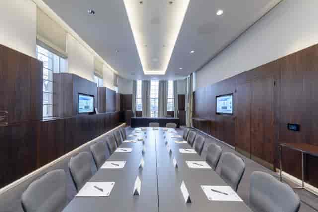 Siemens boardroom IET London, executive meeting, seminar.