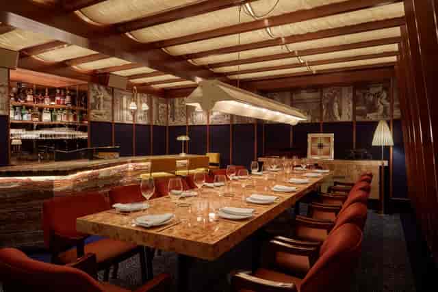 Il Gattopardo private dining room for sophisticated corporate events and high-end board dinners.