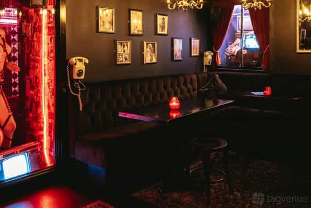 Karaoke private room, plush seating, party venue, cocktail reception
